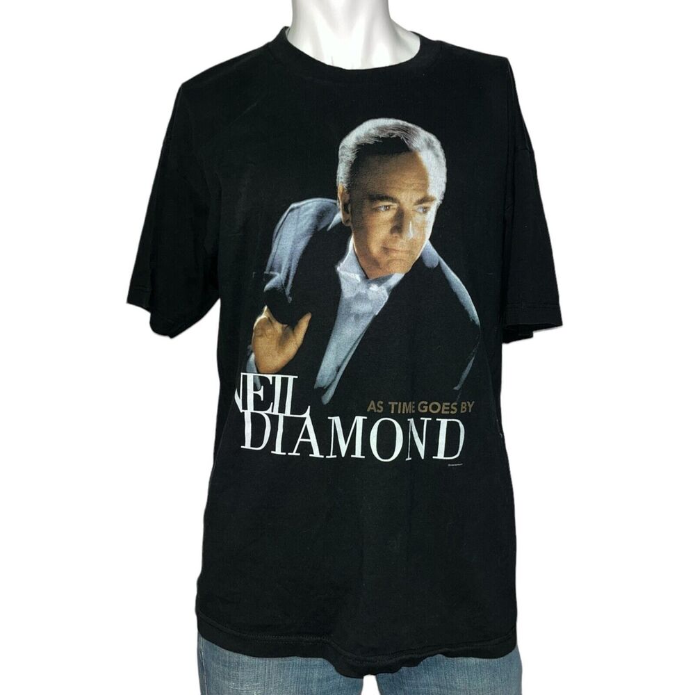Neil Diamond 1999 Millennium Tour Concert Original Vintage AOP T-Shirt Size XL